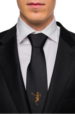 Embroidered tie, zdjęcie 2 Embroidered tie od Alexander McQueen